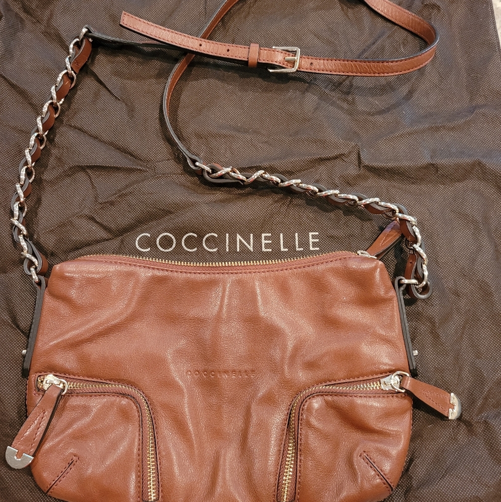 Coccinelle leather crossbody bag. Authentic.